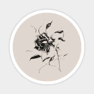 Black Rose No.2 Magnet